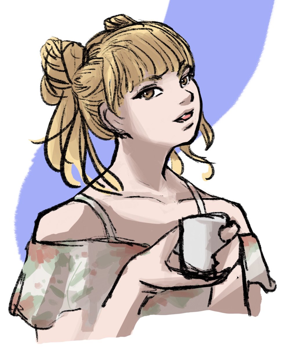 FutoshiSasaki's tweet photo. Tea Character Project - 8
Tea: Jasmine 
Name: Jia
Color: Cream Ombre
Personality: Happy, Heart on her slave, perfect smile, diplomatic and peaceful, overly energetic
.
#toshisketch #tea #cupoftea #jasminetea #cream #digitalart #procreate #originalcharacter  #イラスト https://t.co/vGYXL08L5y
