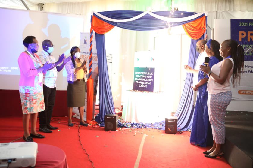 prskkenya's tweet photo. We have officially launched the PRSK Certification Programme, with the roll out of the same to be early 2022. Massive thank you to the team that worked on this program and @KASNEBOfficial who will be administering exams. #PRSKSummit2021 @MoICTKenya https://t.co/OE7edKFJYO
