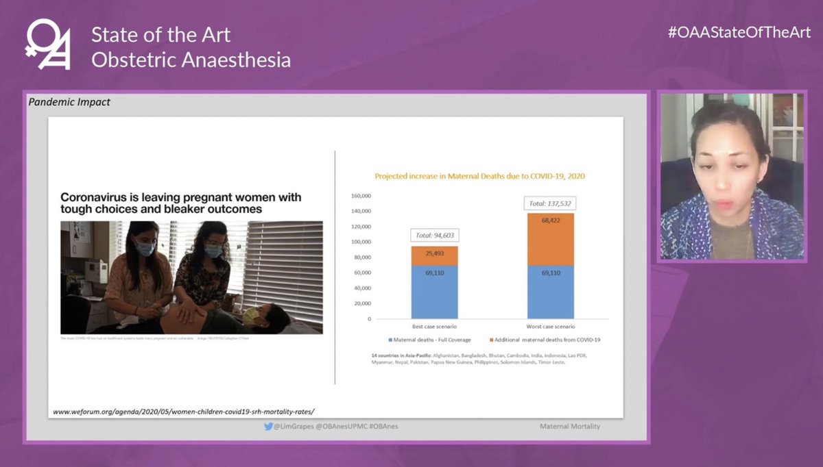 OBsleepmerchant's tweet photo. Maternal mortality is dropping but not everywhere. Racial disparity is rife, and few studies exist that address socio-economic factors (research field on its own?) The impact of #COVIDOB is hopefully less than initially predicted #OAAsota21 https://t.co/cd9lo2T4mU