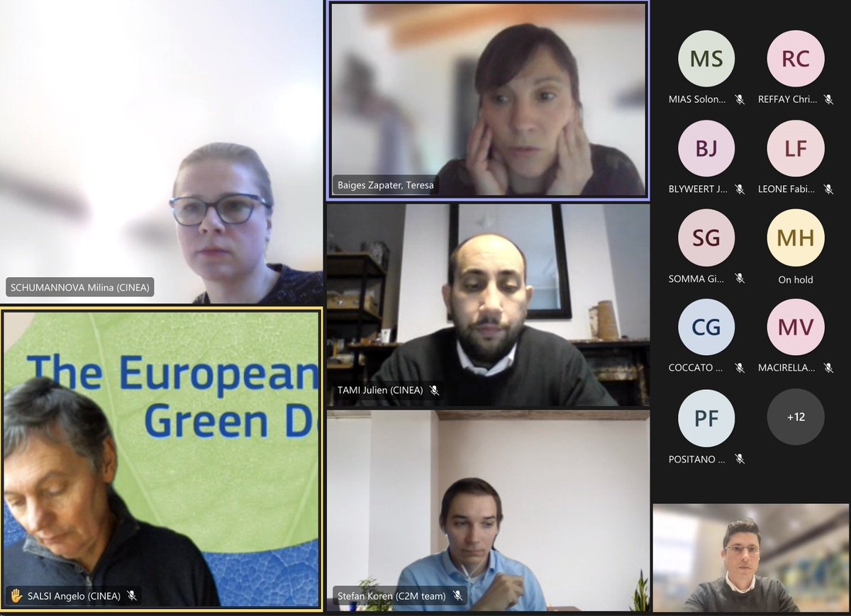 Always a pleasure to be among the <a href="/LIFEprogramme/">LIFE Programme</a> community, with a very interesting session yesterday on #C2M support from the <a href="/cinea_eu/">CINEA 🇪🇺</a> team ⤵️

Thanks for the invitation <a href="/angelosalsi1/">Angelo Salsi</a> <a href="/Milinocka/">Milina Schumannova</a> 

Thanks for the support #NEEMO team <a href="/EliasDemianE/">Elias Demian</a> <a href="/PavlosDoikos/">Pavlos Doikos</a> @y_meroz