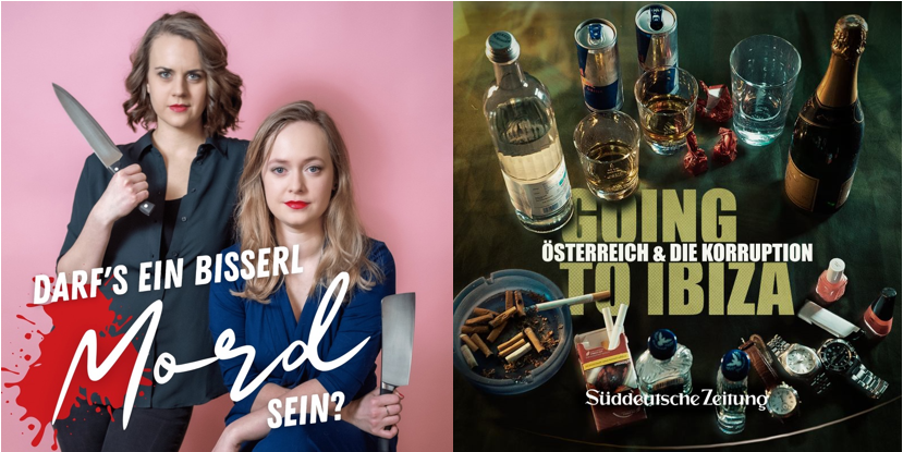 P7S1P4's tweet photo. Apple Podcast hat soeben die Redaktionstipps des Jahres 🔊👂 bekanntgegeben: Mit "Darf's ein bisserl Mord sein?" ☠️ und „Going to Ibiza“ 🥃 sind zwei unserer Podcasts ausgezeichnet worden! Vielen Dank für das Vertrauen. #puls4 #atv #puls24 #podcastfactory https://t.co/YOaKzH9xBd