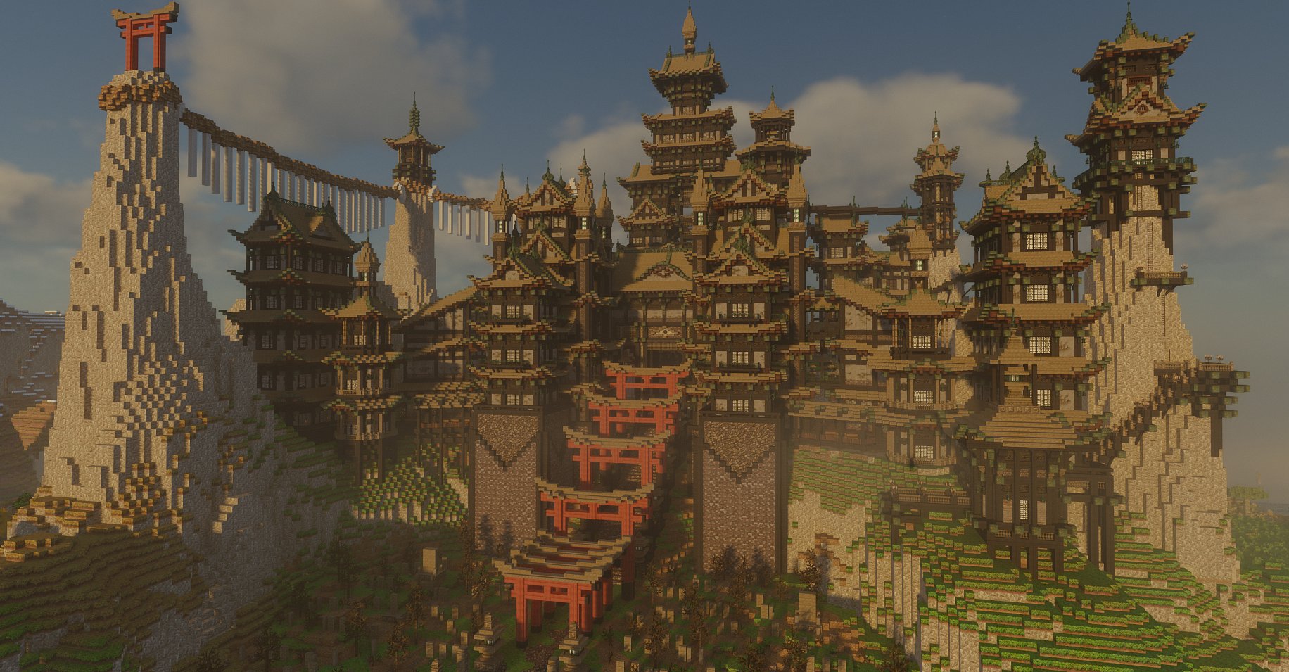 Twitter 上的 もちごめおこめ 和風ダークファンタジーの街 まずは正面から 和風建築コンテスト 2作目です Miniaturia Minecraft建築コミュ Minecraft マイクラ マイクラ建築 和風建築 T Co Jsfrw7m1l1 Twitter