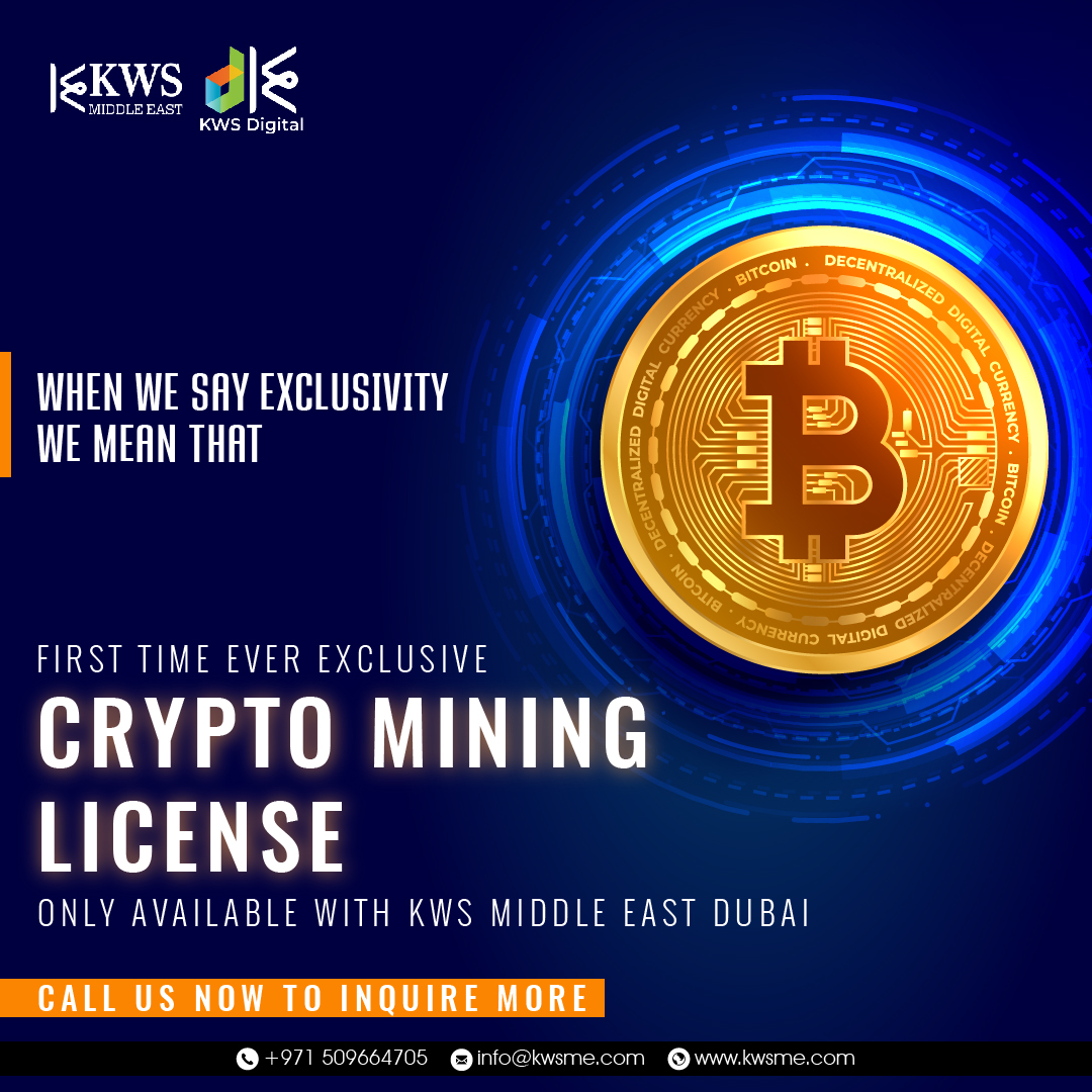 KWSMiddleEast's tweet photo. KWSME now offers an exclusive official DMCC license for entrepreneurs and existing business owners in Dubai/UAE to start their fresh crypto mining business without any restrictions and complications.

🔗𝐂𝐥𝐢𝐜𝐤 𝐭𝐨 𝐤𝐧𝐨𝐰 𝐌𝐨𝐫𝐞 👉https://t.co/mPnaDZm4Yo 

#cryptocurrency https://t.co/DKcPyoM08n