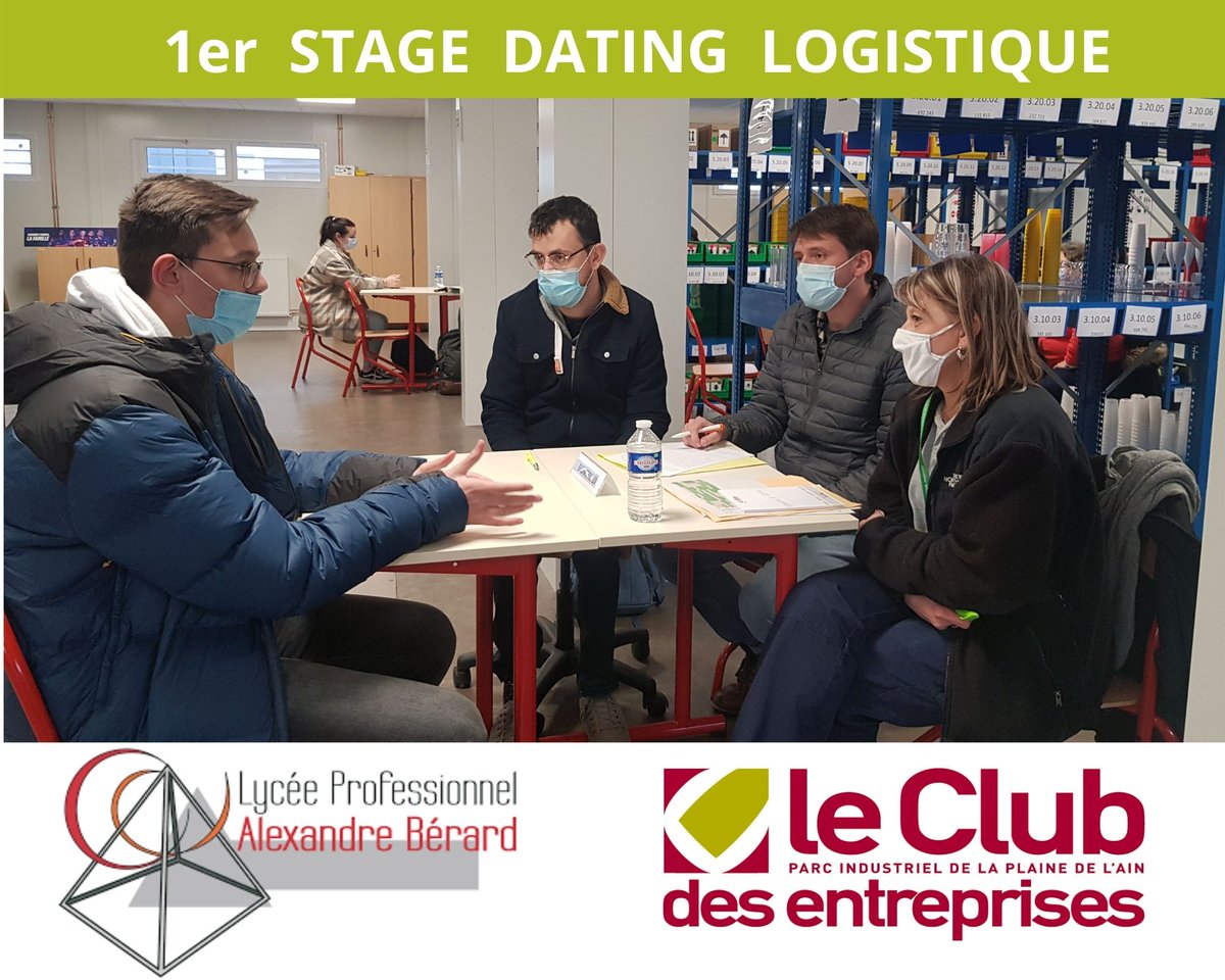 PipaClub's tweet image. [#PIPA] 1er #stage dating #logistique sur la  #plainedelain✨
Une nouvelle initiative pour faciliter le rapprochement entre nos entreprises membres et les lycéens de la nouvelle filière logistique du territoire 👉 myplainedelain.fr/.../1er-stage-…... #ain #formation #Emploi