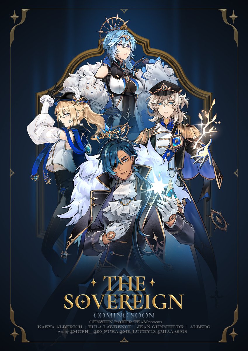 👑 PREORDER DATE ANNOUNCEMENT 👑

The long wait is finally over!
Preorder for The Sovereign, our Genshin Impact Poker Deck, will open on ♥♠ Dec 6, 08:00 PM EST (Dec 7, 01:00 AM GMT) ♦♣

Mark your calendar so you don't miss the early bird specials ✨✨
#GenshinImpact #原神