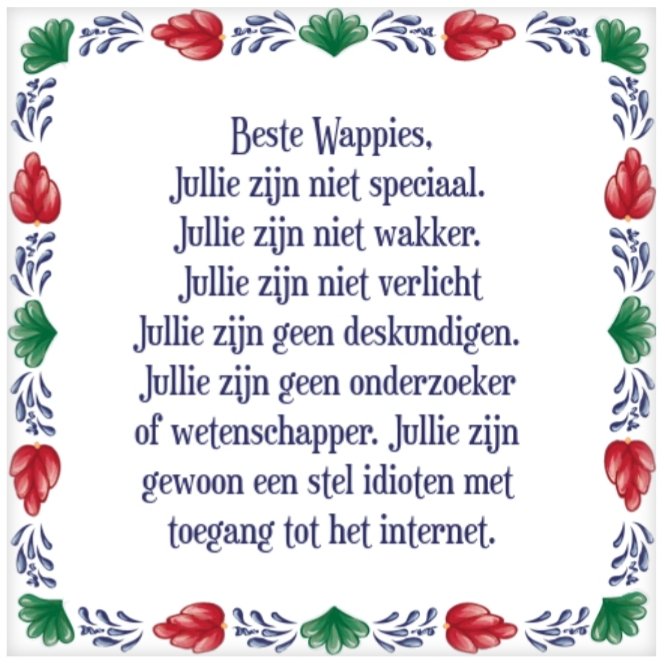 marjol3in's tweet photo. Dan buig je toch lekker niet? Egoïstische sukkel. #TimDouwsma
Je bent geen held, kerel. En je mede wappers evenmin. Daarom dit oude tegeltje maar weer even opnieuw van stal halen:
https://t.co/FmkIFkyS1Q? https://t.co/YMBiwPwX5J