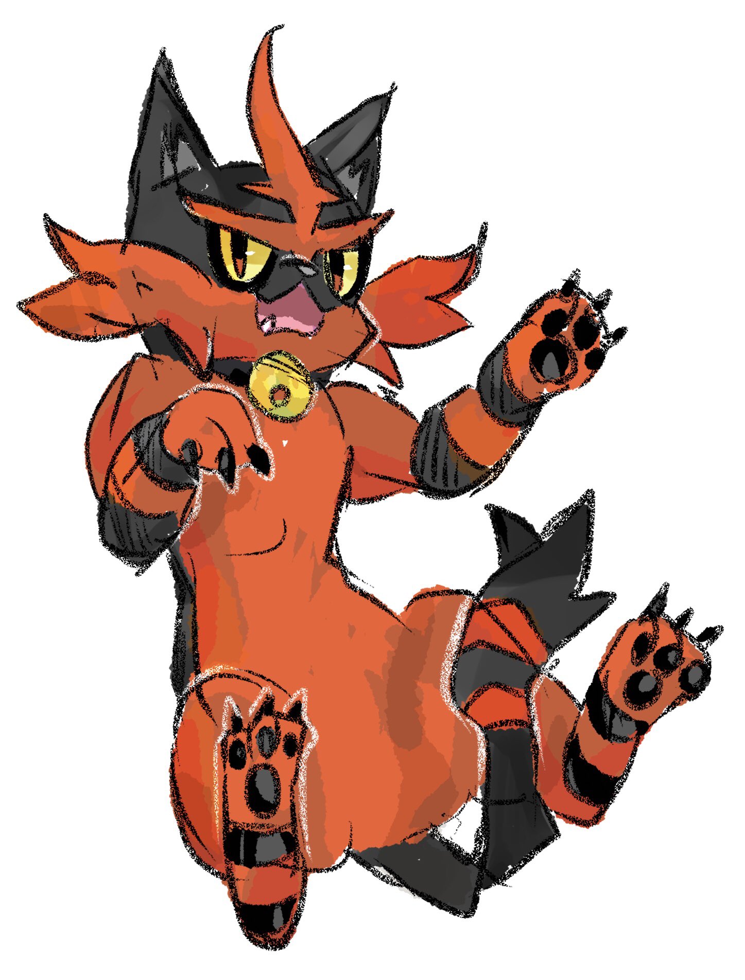 らくがきしたがり屋skeb募集中ですっ 1日1ポケモン ポケモン ポケットモンスター Pokemon らくがき1日1ポケモン 1日1絵 らくがき イラスト Torracat 726 ニャヒート T Co Mtivdmcmyu Twitter