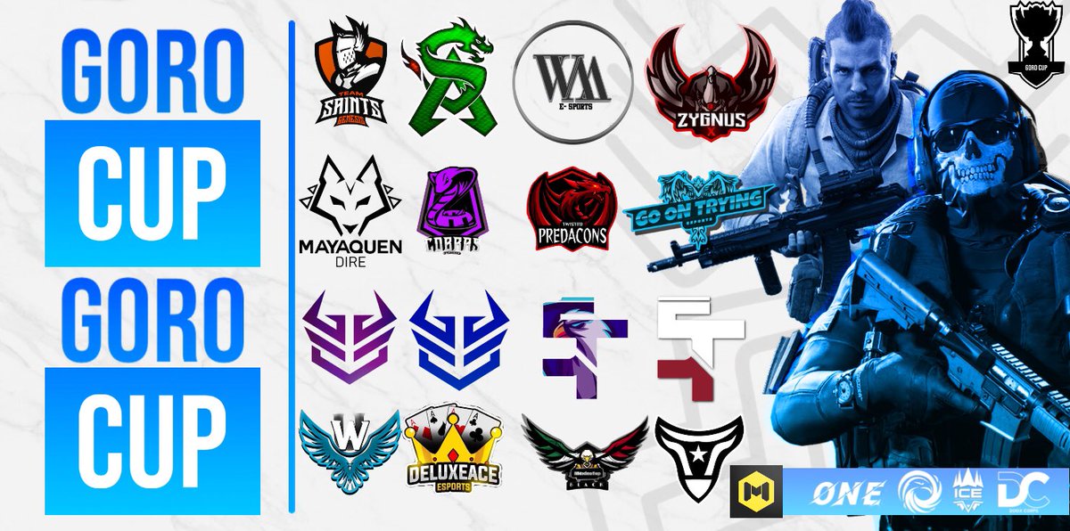 Esteban89908943's tweet photo. Equipos confirmados en #gorocup #gorocupjunior en #cod ! https://t.co/DEzPh2l3U4