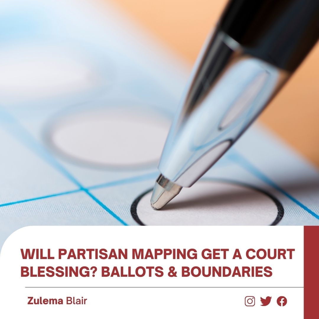 Coming soon: Official court guidance on whether it’s OK for Wisconsin lawmakers to consider political party tilt when #revisingdistrict lines. about.bgov.com/news/will-part… #redistricting #redistrictingnyc #nyc #nycommission #zulemablair #politicalconsultant #election2021