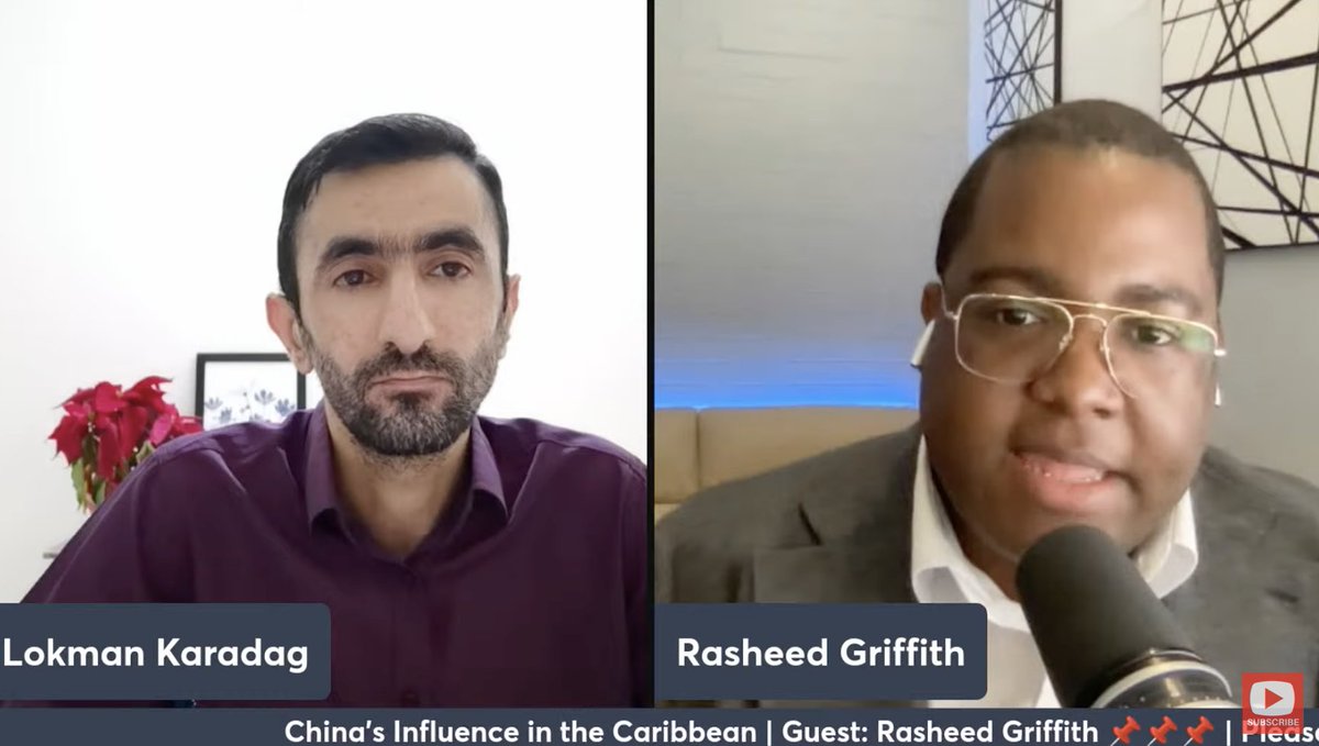 #China's Influence in the #CaribbeanRegion livestream record is available on my channel now. 

You can access to the record of the show through the link below and get more details about the latest developments in the region amid #US-China competition. 

👉 youtu.be/IbgxJTMoNkY