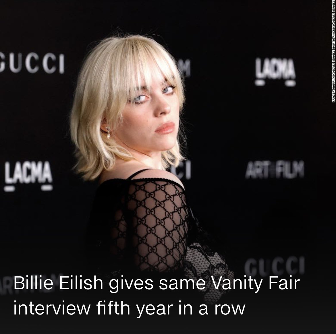 ExtraPit's tweet image. Hätte sie sich doch eigentlich denken können, dass das irgendwann auffällt!

#billieeilish #interview #vanityfair