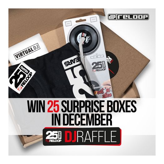 ReloopDJ's tweet photo. #Reloop25years
Post a picture or comment your favorite Reloop product to win one of 25 Reloop Surprise Packages plus a 1-month Virtual DJ Pro subscription licenses.
#reloop #reloopdj #reloop25 #raffle #win #surprisepackage #dj #djing #djlife #djworld https://t.co/sWTpPitA1K