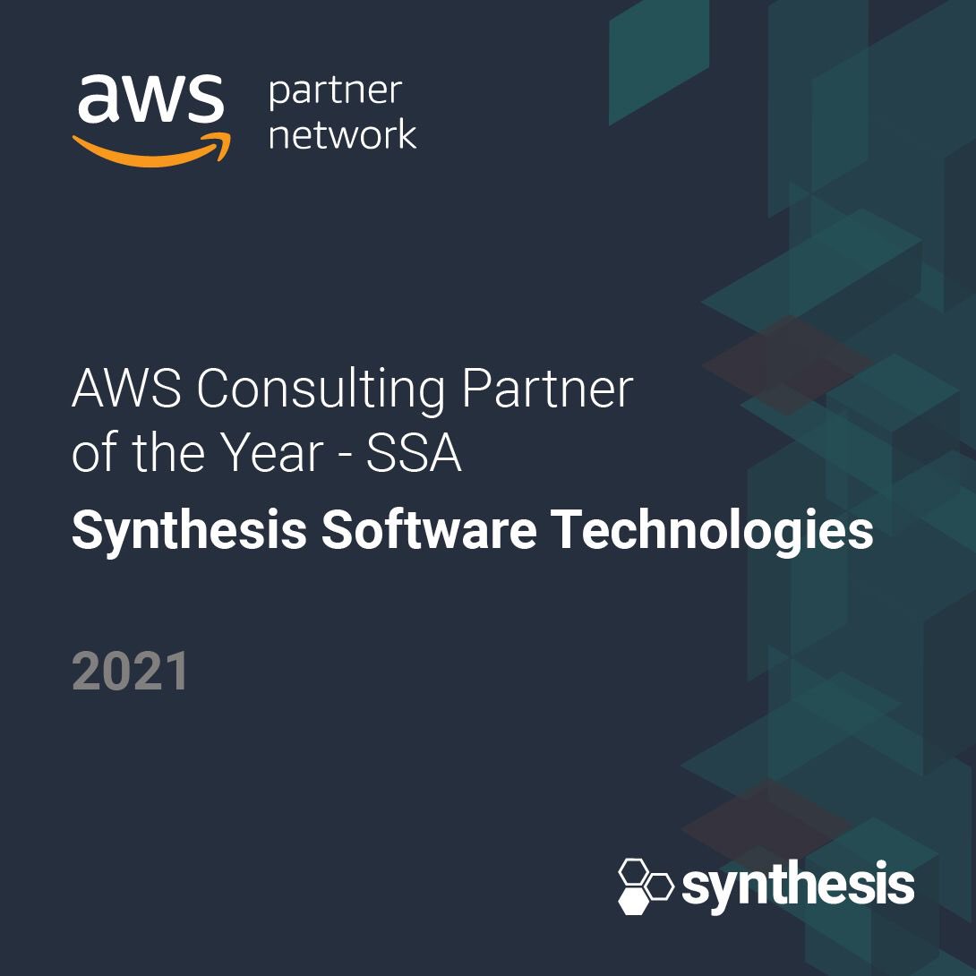 MohalePercy's tweet photo. AWS Consulting Partner of the Year - SSA @SynthesisSA #OnlyAtSynthesis https://t.co/XJGBYxMVfd