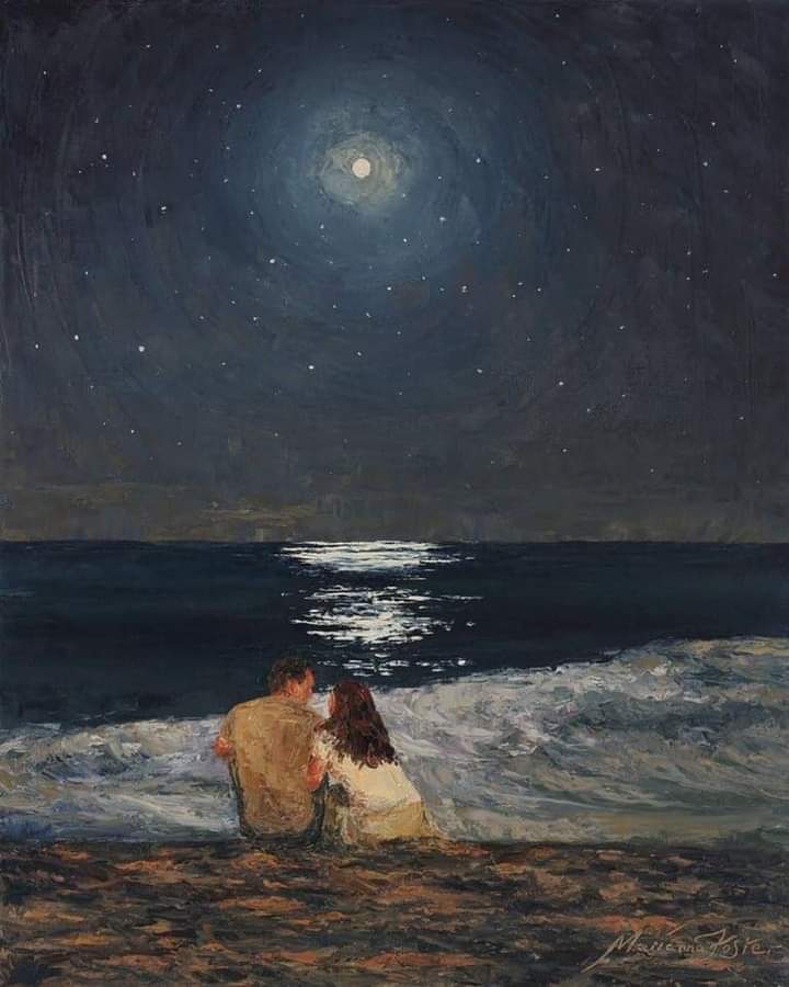 GcRamadan's tweet photo. The moon and us by the beach what a wonderful night that'd be. https://t.co/0H1rCH91XK