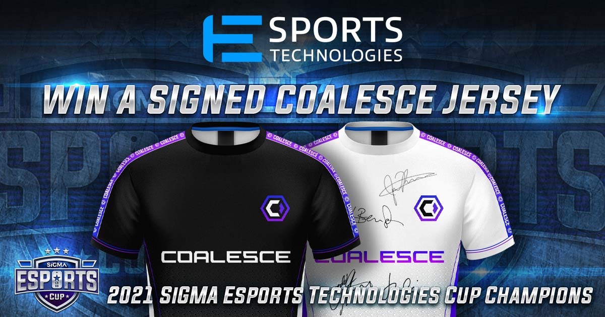 TeamCoalesce's tweet photo. Win 2 Coalesce Jerseys, 1 signed by the winning team from #SiGMAEsportsTechnologiesCup! 🖋

✅ Follow @TheEsportsTech &amp; @TeamCoalesce 
🔴 Subscribe: https://t.co/g7CXljexyF
 ♻  Like &amp; Retweet this tweet

Check out our interview with @TheEsportsTech!👇🏼

🔗https://t.co/g7CXljexyF https://t.co/SkCKM1T3Rc
