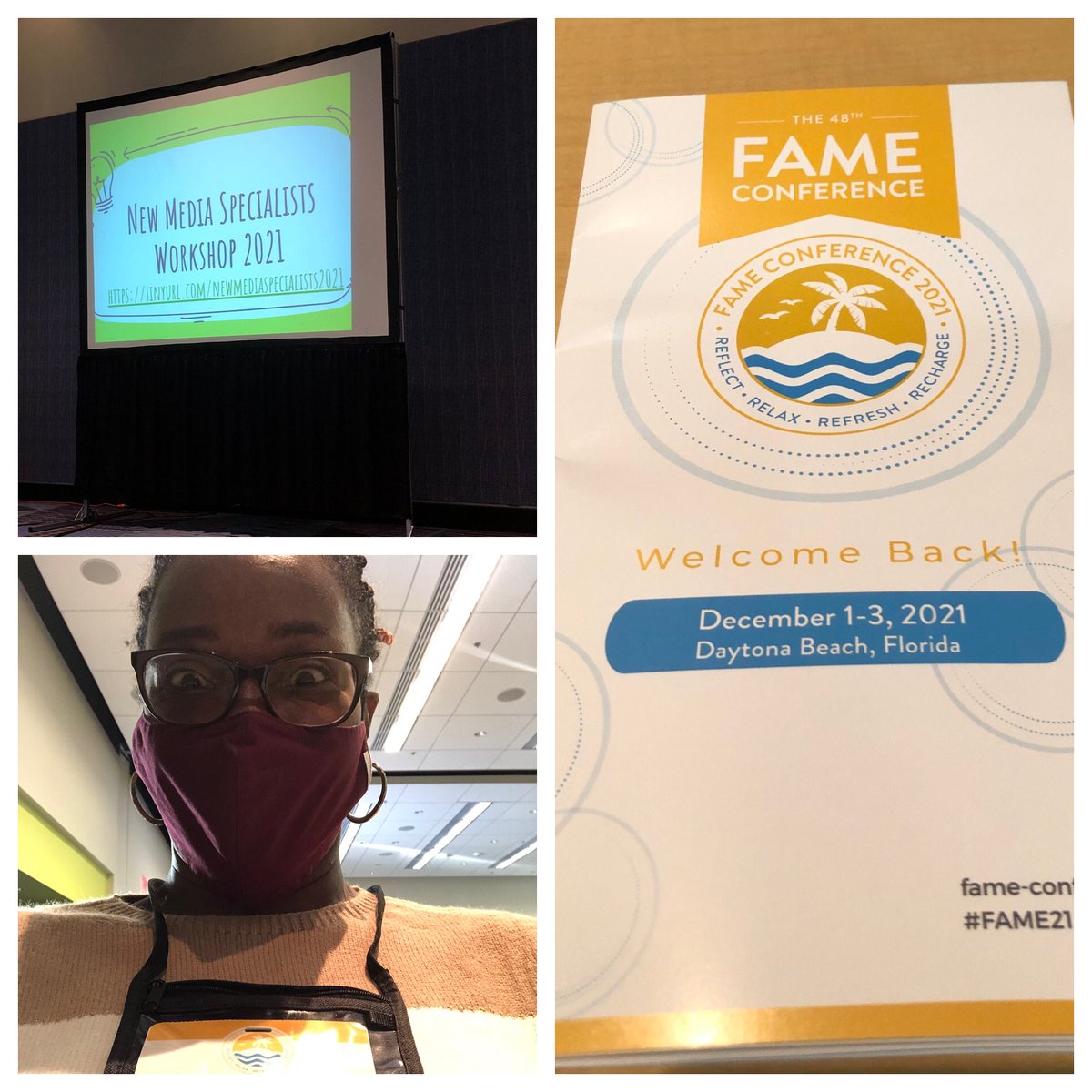 I can hardly contain my excitement for today. 😊🥰❤️ @hubofschool @TBASlighMiddle @FloridaMediaEd 

#teacherlibrarian #fameconference2021