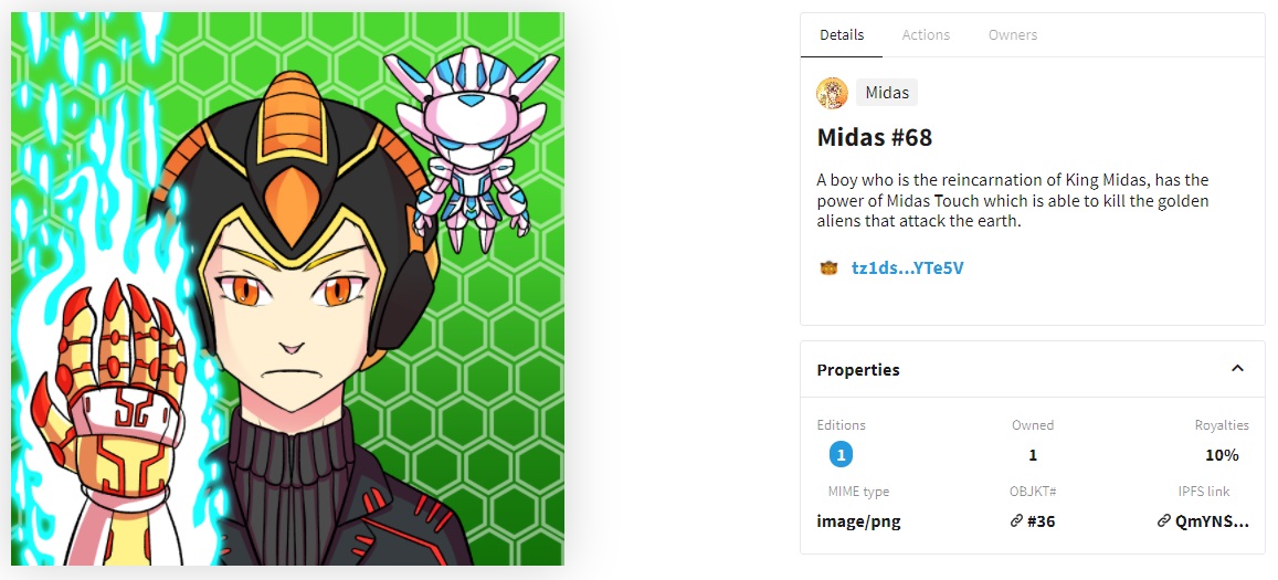 MidasTouchNFT's tweet photo. For the last one today drop at https://t.co/Sjw7tx9z0j midas nft series no 68 visit the link below and grab it fast !!!
#nft #midas #tezos #objkt #objktcom 

Midas #68
https://t.co/vxu6gwMR84 https://t.co/DNBfBjjPui