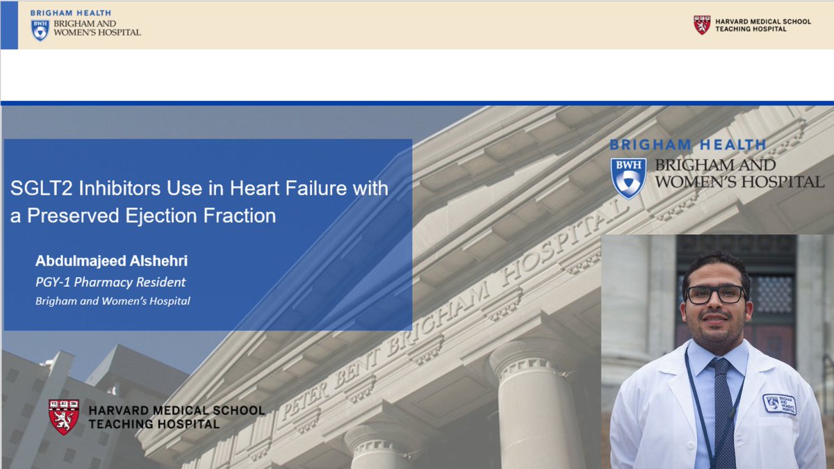 Our residents have been busy - so has cardiology research! <a href="/abdulmajeed483/">Abdulmajeed Alshehri</a> gave a great overview of the use of SGLT2i in patients with heart failure - thanks Abdul! #PharmRes #TwitteRx