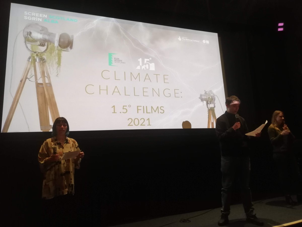 FilmAccess_Scot's tweet photo. And it’s a wrap! Our #FilmsForFuture Weekend went down a storm - pun intended. Here are a few highlights from the Saturday workshop and Climate Challenge: 1.5° Films screening in Edinburgh! #YouthFilmAccessFestival #90secondclimatefilms https://t.co/RqMKMas8U2