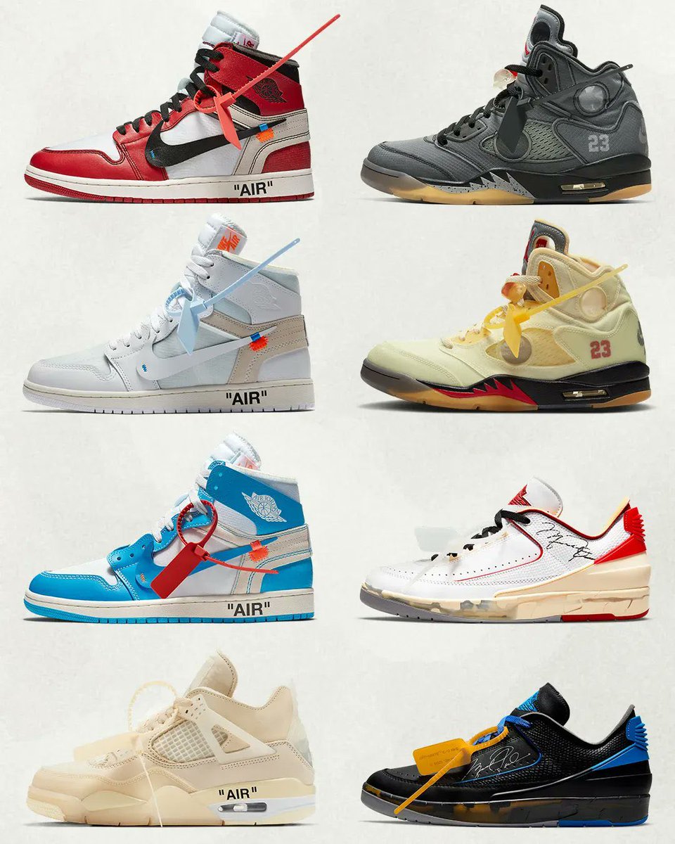 sneakerbost's tweet photo. Virgil Abloh really didn't miss with his Jordan collabs... Which is your favorite?.
=>https://t.co/zCbsVEdaoF https://t.co/k7knidq5FV