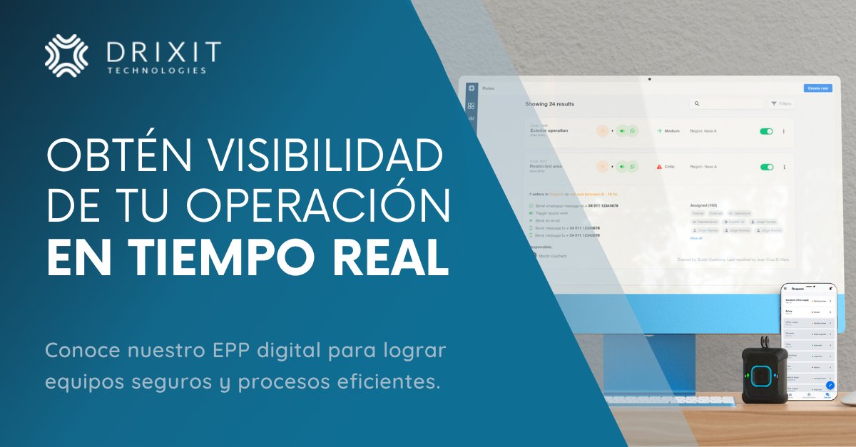 ¿Cuáles son los eventos riesgosos que ocurren más seguido? ¿En qué zonas? ¿Qué equipos se encuentran involucrados? ¿Cuál es el tiempo de evacuación?

Conociendo los datos de tu operación puedes mejorar la seguridad de tu empresa. Conoce cómo aquí: drixit.com