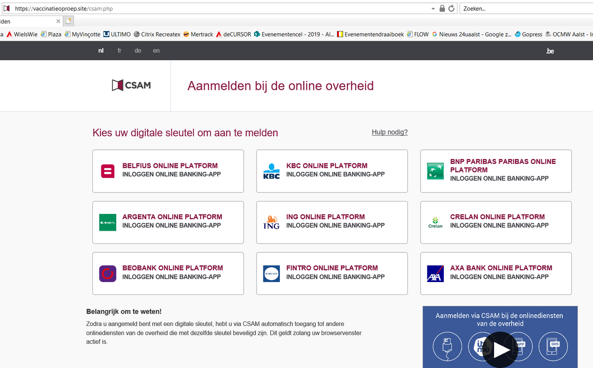 GemeenteKuurne's tweet photo. Opgelet! Momenteel circuleert een phishing e-mail over de boosterprik. Het bericht lijkt heel goed op een uitnodigingsbrief van de Vlaamse Overheid. Als je doorklikt, krijg je de vraag om via jouw bankingapp in te loggen. Doe dit niet! Vragen? Bel hulplijn 1700  @pzvlas @vaxpo https://t.co/zrnunekda7