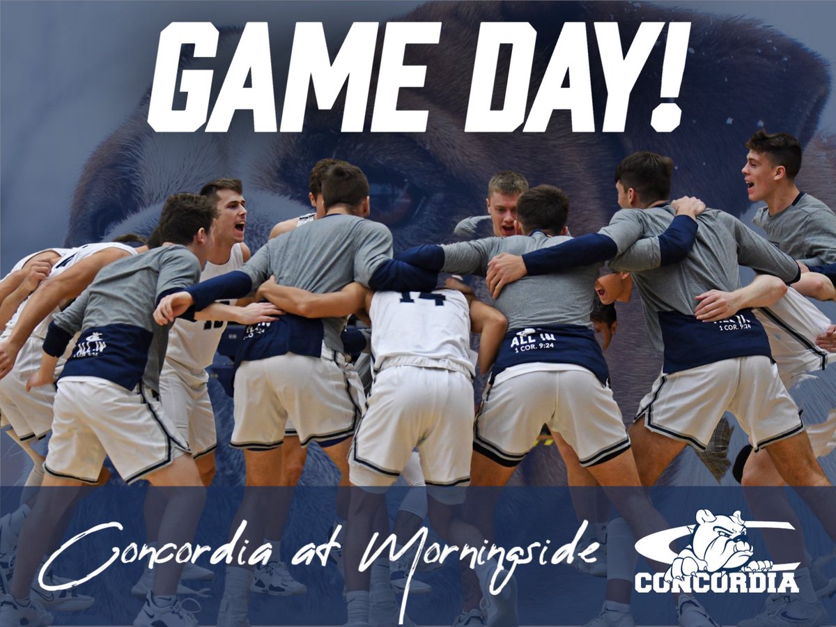 Concordia Bulldogs (@cunebulldogs) on Twitter photo 🏀 GAME DAY! 🏀 #ALLIN
<a href="/CUNEmbb/">Concordia-NE Men’s Basketball</a> at Morningside
🕗 7:45 pm CT
📍 Rosen-Verdoorn Sports Center (Sioux City, IA)
📻 <a href="/1049maxcountry/">104.9 Max Country</a>
📺 msidemustangs.com/gameday/allee-…
📈 bit.ly/3Eeybfo 🏀 GAME DAY! 🏀 #ALLIN
<a href="/CUNEmbb/">Concordia-NE Men’s Basketball</a> at Morningside
🕗 7:45 pm CT
📍 Rosen-Verdoorn Sports Center (Sioux City, IA)
📻 <a href="/1049maxcountry/">104.9 Max Country</a>
📺 msidemustangs.com/gameday/allee-…
📈 bit.ly/3Eeybfo