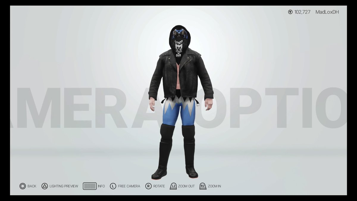 Stranger_Goonie's tweet photo. Kid Lykos 2 now available 2 attires included Lykos Gym tag team on 2k19 #KidLykos #KidLykosII #PS4share https://t.co/acuwWVa3Yh