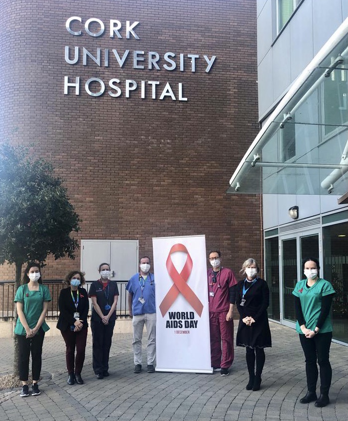 DrJacksonCork's tweet photo. Amazing to reflect on huge advances in HIV: Normal life expectancy + life goals for almost all! Undetectable=Untransmittable! One tablet, once a day! Great team at CUH @drcsadlier @profmaryhorgan @gabrimar73 and other great colleagues @CUH_Cork  #WorldAidsDay2021 #WAD2021 #Cork https://t.co/oVYscFVw9X