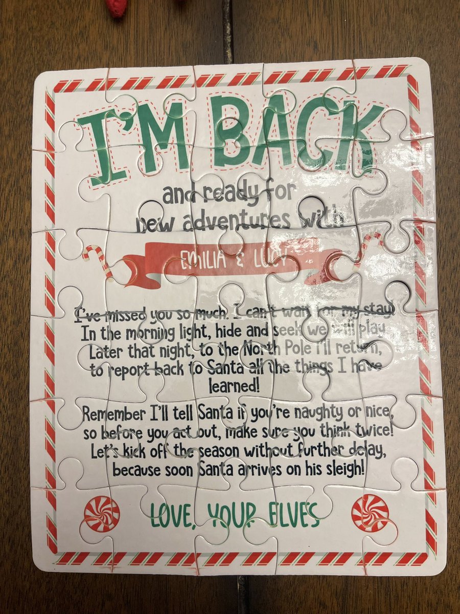 DepompeiKj's tweet photo. Does your family do “Elf on the Shelf”? Here are some of my favorites from the Giggles family! Share yours below! https://t.co/0XHbYbtq0C