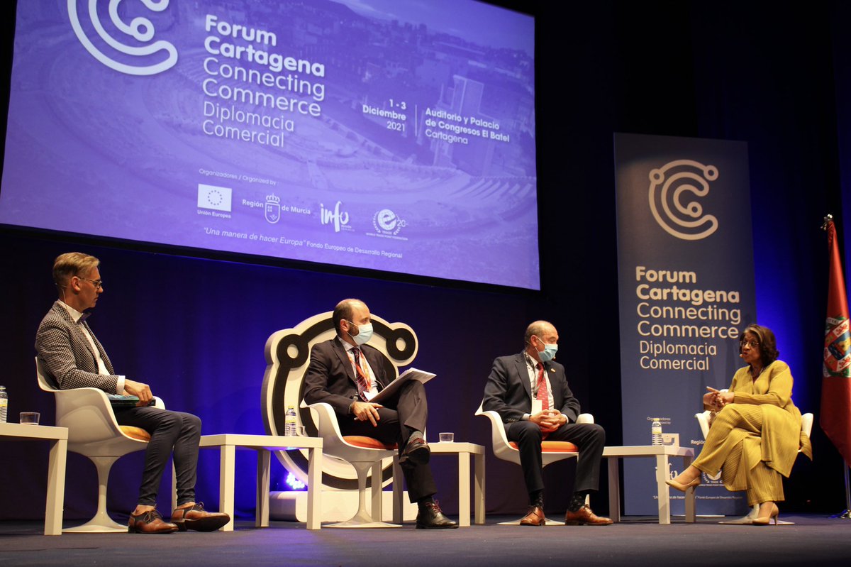 🌍#CartagenaForum | Mesa redonda: ¿De dónde partimos? Diagnóstico del #Comercio. <a href="/soyjoaquingomez/">Joaquín Gómez Gómez 🇪🇺 🇪🇸 🇺🇦</a>.

🤝Trabajemos juntos para garantizar que el comercio siga siendo un vehículo prioritario para el desarrollo económico y se aproveche todo su potencial.