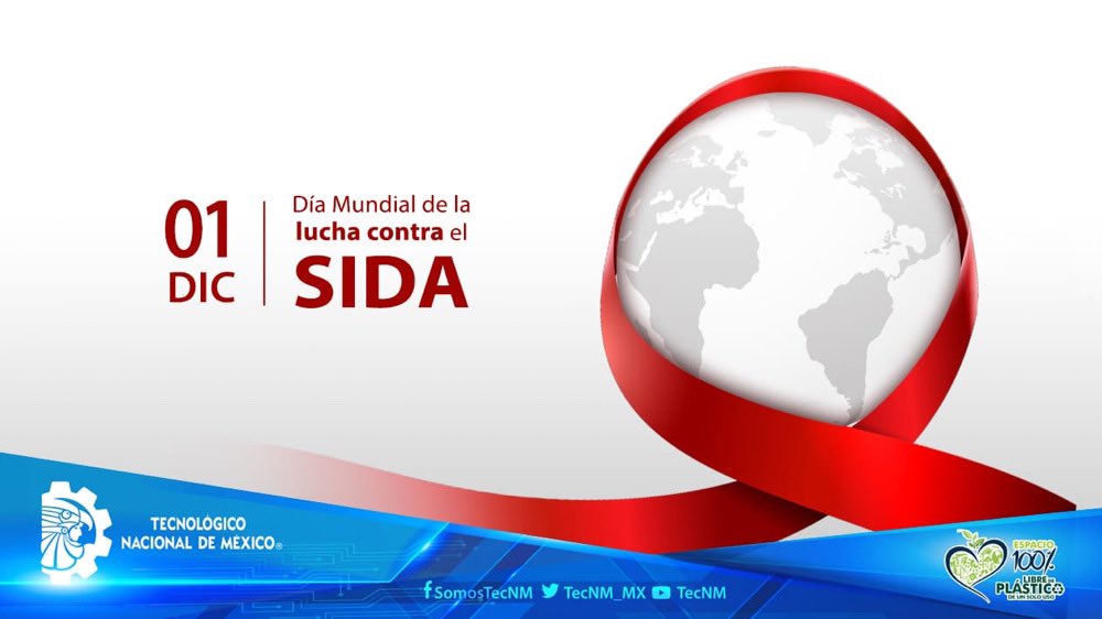 #DíaMundialSIDA
“Día Mundial de la Lucha contra el Sida”

Este día es una oportunidad para apoyar a aquellos involucrados en la batalla contra el #VIH y mejorar la comprensión como un problema de salud pública mundial.