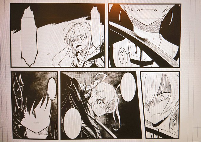 ネット環境無いのでスマホの写真で失礼
阿武隈ゴリゴリ描いてます 