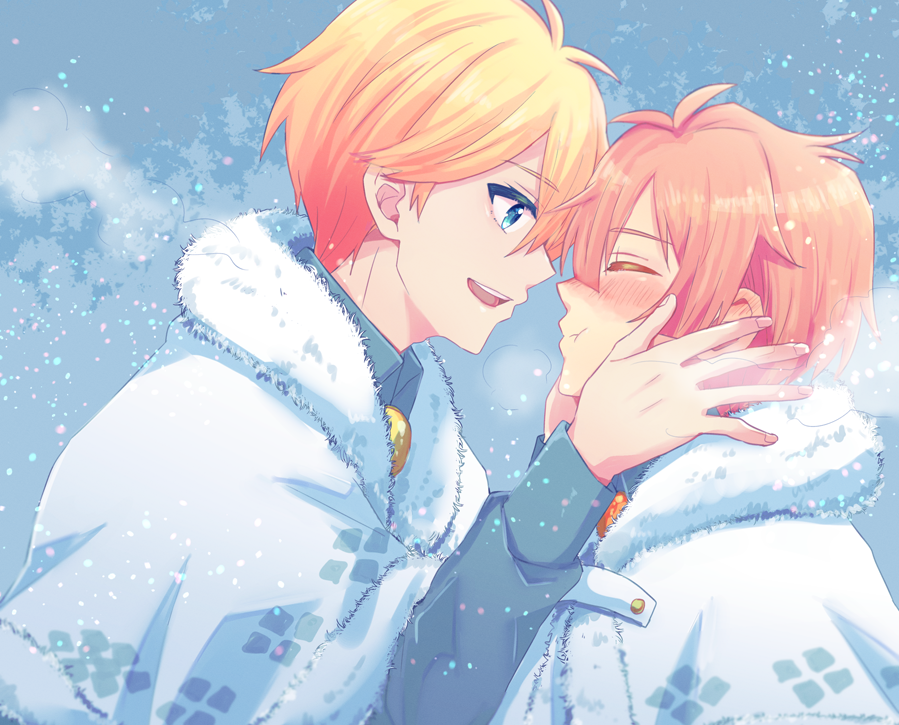 「冬ナギみつ❄️☃️ 」|六りく🦘のイラスト