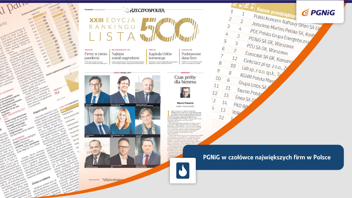 ORLENUP's tweet photo. 📈 #PGNiG na 4. miejscu w rankingu 500 największych firm w 🇵🇱 Polsce. To już XXIII edycja #Lista500 dziennika @rzeczpospolita. Szczegóły ⤵️
https://t.co/cVLTMLppzH https://t.co/GEwX8g1OwY
