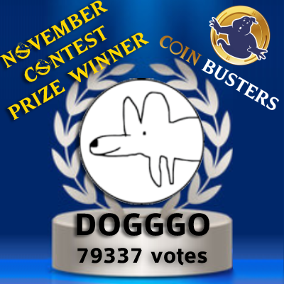 CoinBustersCC's tweet photo. Boo! ๐ป๐ป๐ป
๐ถ Congrats to @DogggoToken to win a prize during https://t.co/AYldinxQGC November Monthly Contest ๐ถ
#coinbusters #dogggo #monthlywinner https://t.co/uZG6usIqA3