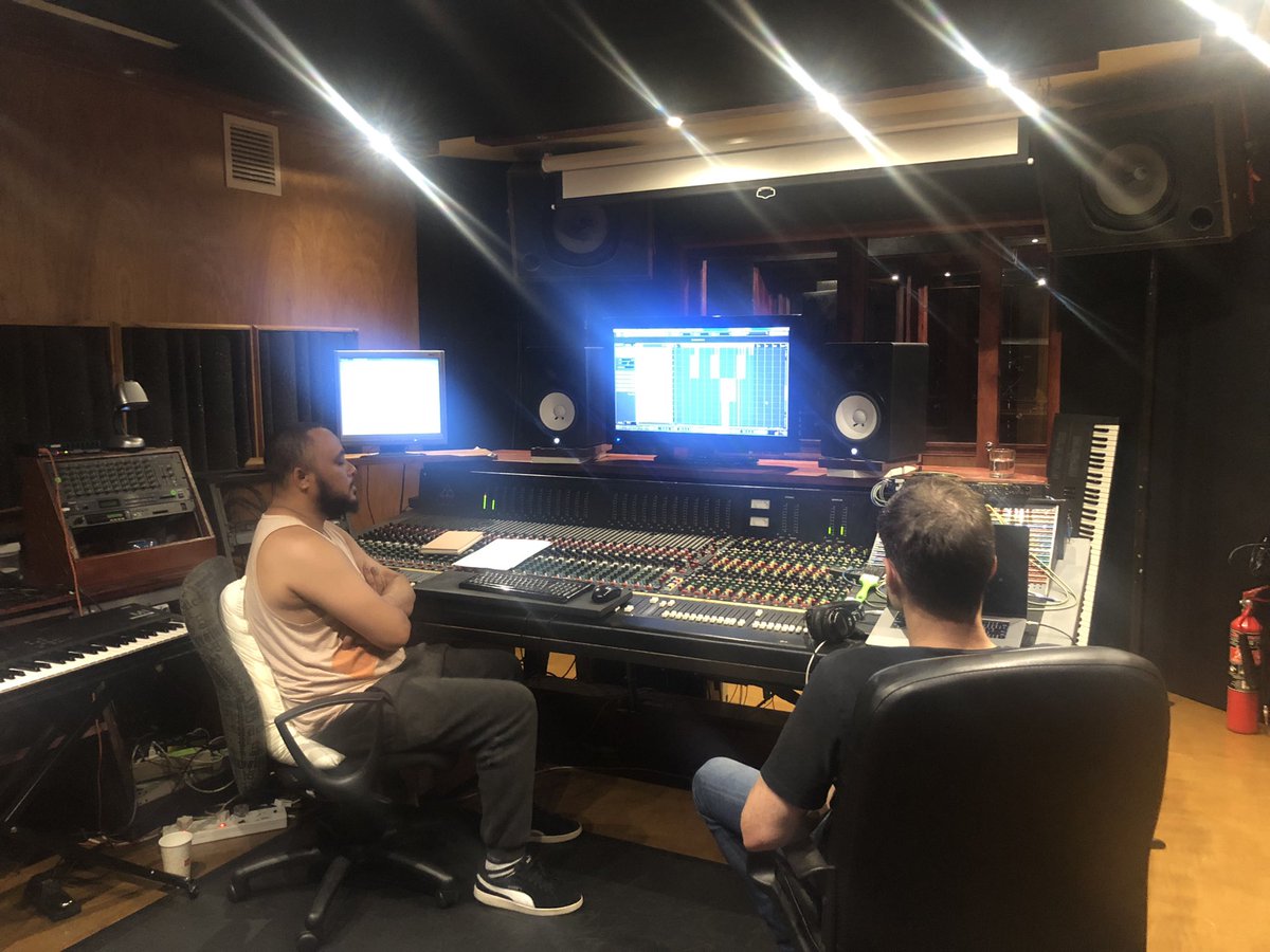 Tomecreative's tweet photo. Today was vocal day. It’s all coming together folks. Searching is coming to speakers near you soon 😎😁 Where there is light….. https://t.co/RA6eOinZ9l