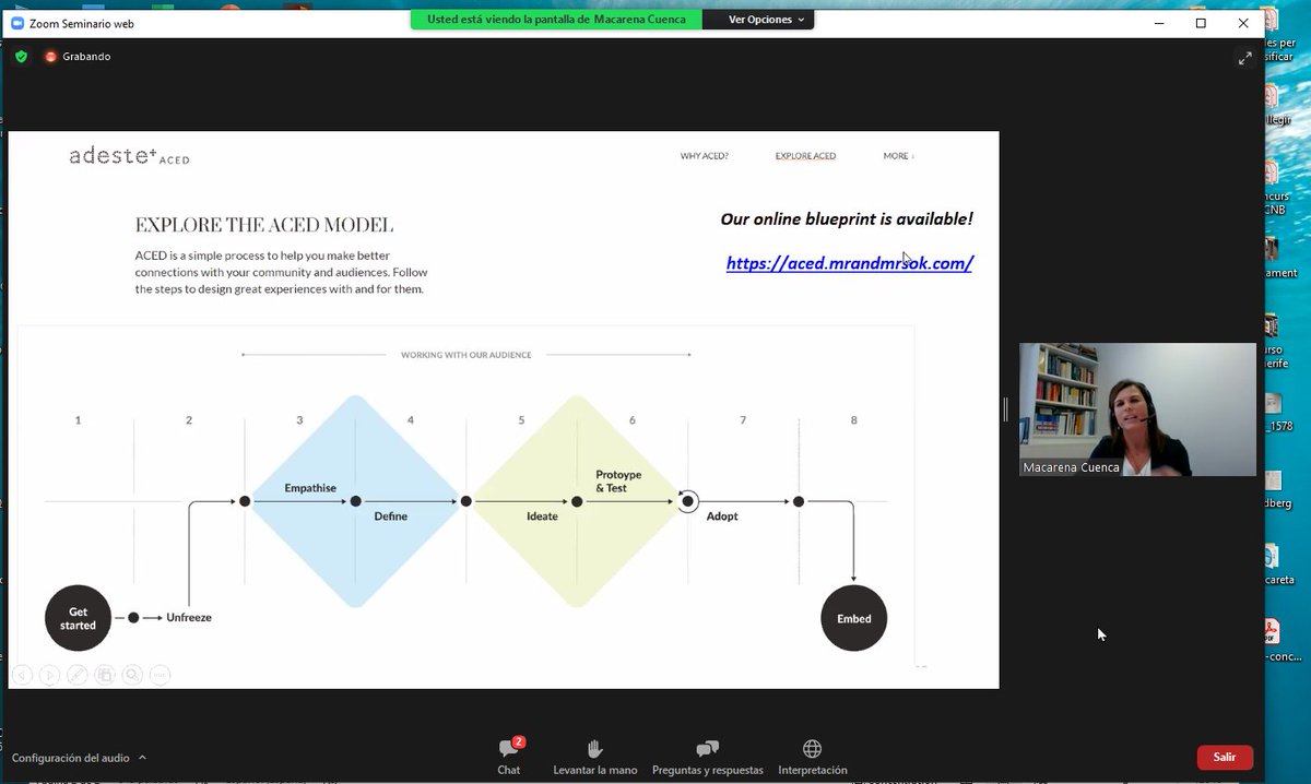La metodología del #designthinking  nos puede ayudar a planificar estratégicamente a partir de conocer cuáles son las necesidades de nuestros #públicos.
<a href="/mcuenami/">Macarena Cuenca</a> en #6jornadaOPPCC