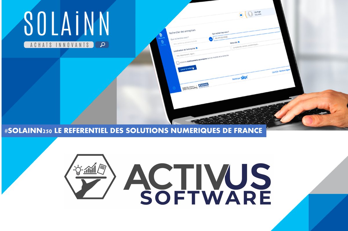 #ACTIVUSGroup est référencé dans le « Mapping #SOLAINN, solutions numériques de France », écosystème constitué des meilleures solutions numériques de France, épaulé par le Pôle #Systematic Paris-Region 🥇!
#IA #BigData #Prédictif #TechnoEnthousiasme #SolutionsMétiers