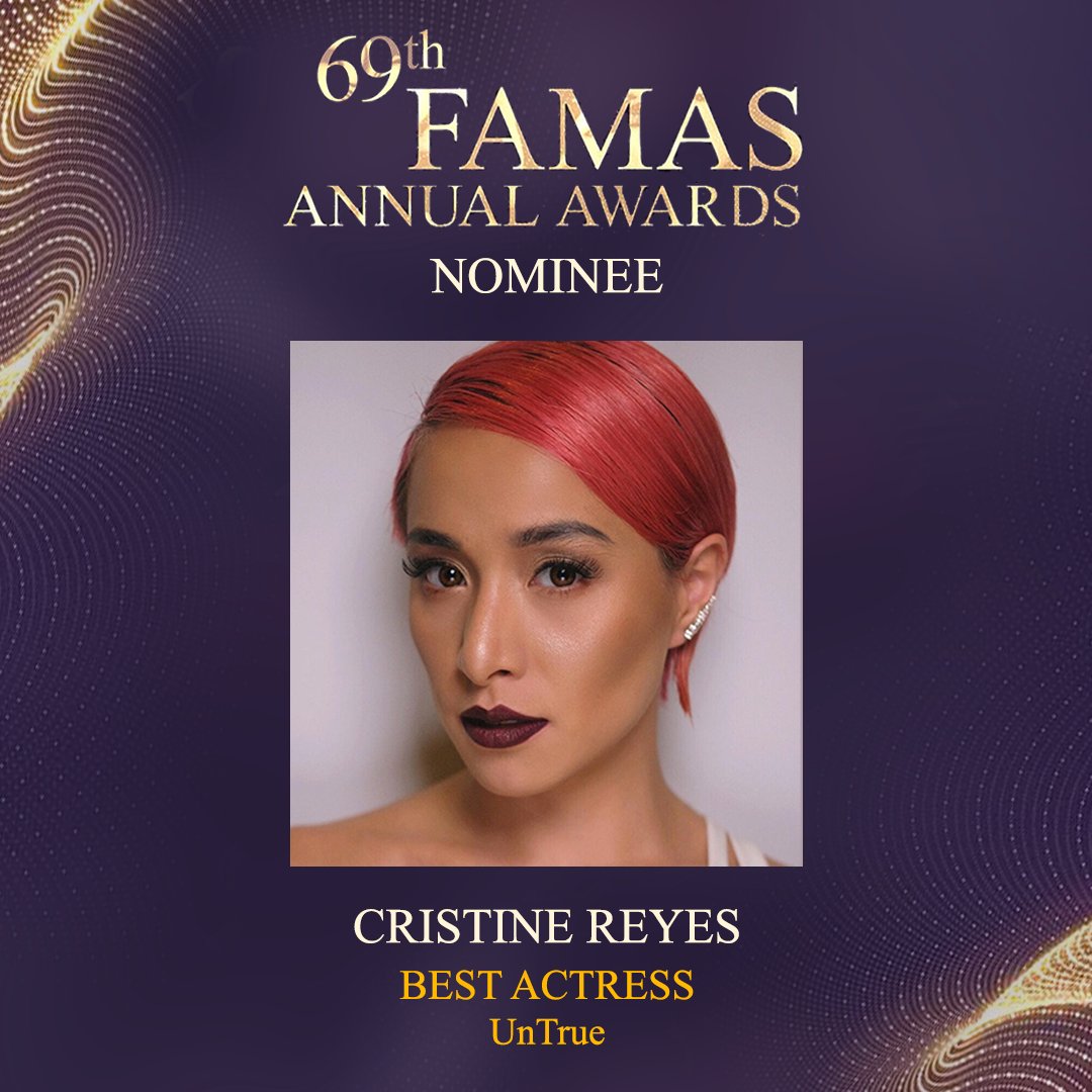theideafirst_co's tweet photo. Congratulations to this yearβs FAMAS Awards Nominees IdeaFirst artist @elijahcanlas_ (Best Actor, He Who Is Without Sin), @CristineReyesss (Best Actress), @XianLimm (Best Actor), and Team UnTrue!
#FAMAS2021 #UnTrue https://t.co/ebAkPKiF2w
