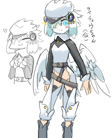 まだ途中三銃士を連れてきたよもうちょっと考えたいライチョウちゃん下腹を出す部分をもうちょっと練りたいカカポちゃんあと塗るだけのエルエちゃん 