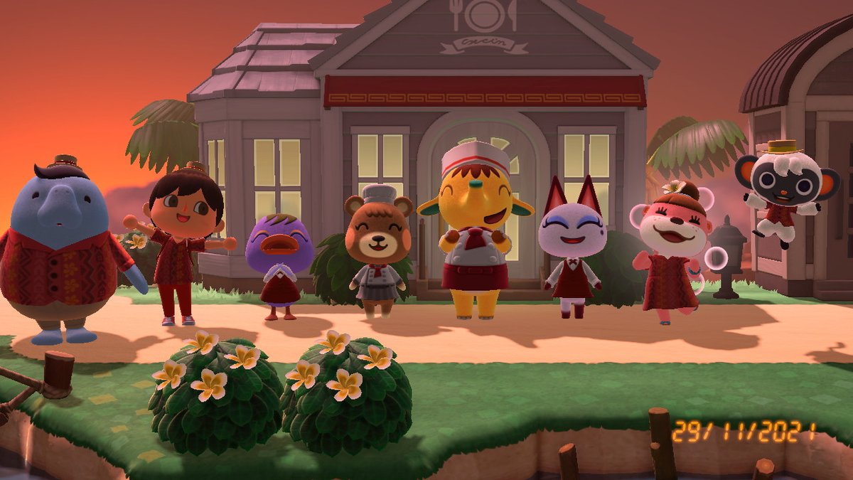 ACEpiphany's tweet photo. 20 homes decorated! Jin's going to take a break to enjoy the cafe! #BTS #Jin #AnimalCrossing #ACNH #NintendoSwitch https://t.co/c2CfkBmj7j