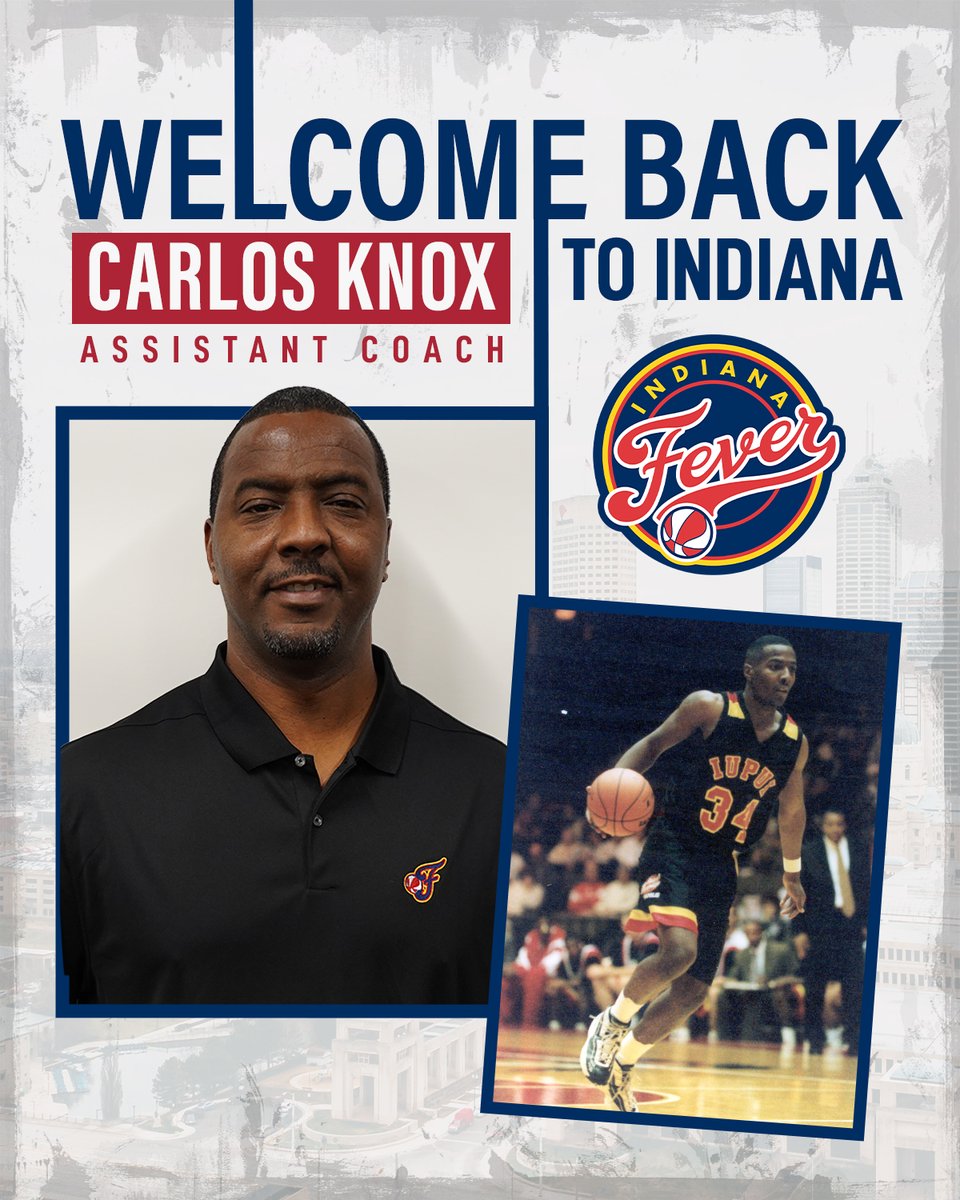 OFFICIAL: We have hired @IUPUIJaguars legend Carlos Knox as an assistant coach.

Welcome back to Indiana, <a href="/CoachCarlosKnox/">Coach Carlos Knox</a>‼️

📰: on.nba.com/3rqdqcR