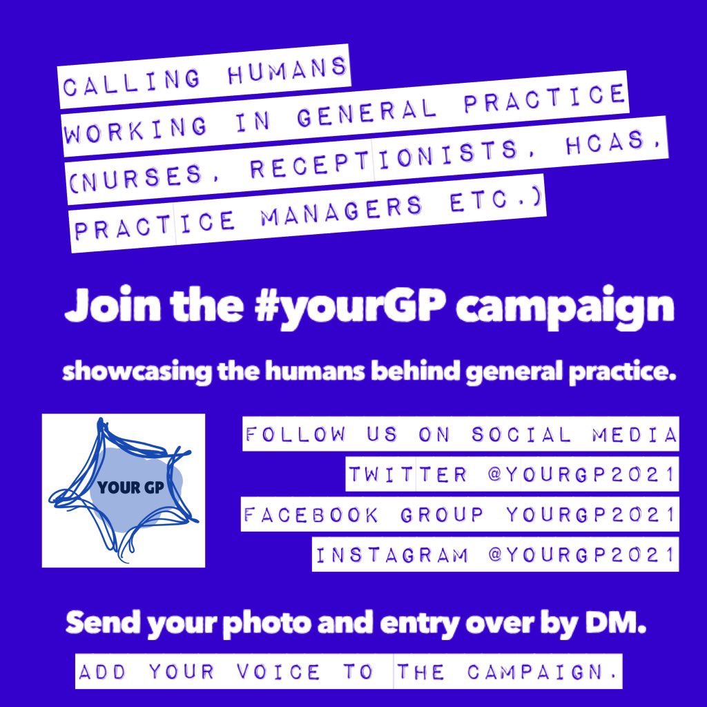 Do you work in general practice? Would you lend your voice to our campaign to showcase the humans behind general practice? Send a DM if your interested!