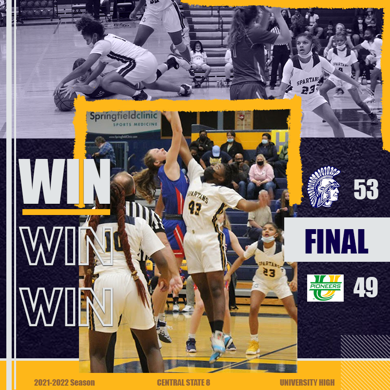 SE_ladyspartan's tweet photo. We got a big win last night against University High! DD led all scorers with 21 pts and Marisa was close behind with 18. Big kudos to Ahzsa &amp; Bernice who came in and gave us a much-needed spark with lots of energy and big stops on defense!  #eastside https://t.co/XRbmY2lciG