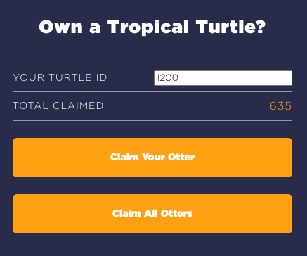 TropicalOtters's tweet photo. Not all Otters have been claimed!

You can check our website to see a turtles otter has been claimed. 

If not, you can buy that turtle and claim the free otter!

https://t.co/BD4g8wAT2h

#ottermint #freetheotters https://t.co/neJwBY9aHe