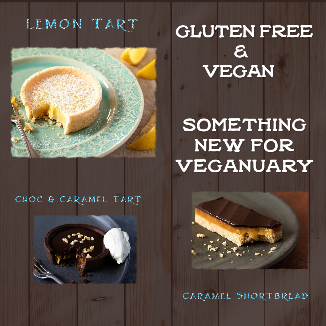 We've added three NEW &amp; EXCLUSIVE #glutenfree &amp; #vegan desserts to our range ready for @weareveganuary 2022....are you ready!

All individually wrapped, with full ingredients and allergen info.