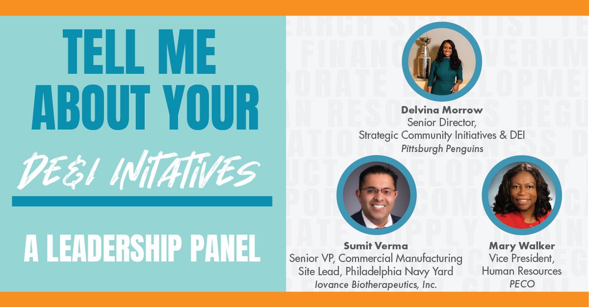 LifeSciencesPA's tweet photo. We are one week away from Tell Me About Your DEI. Hear about how companies from across the Commonwealth have expanded their DEI efforts in recent years as well as their plans for the future.

Register here: https://t.co/ii43IkvEwz https://t.co/JKEIYp41iw