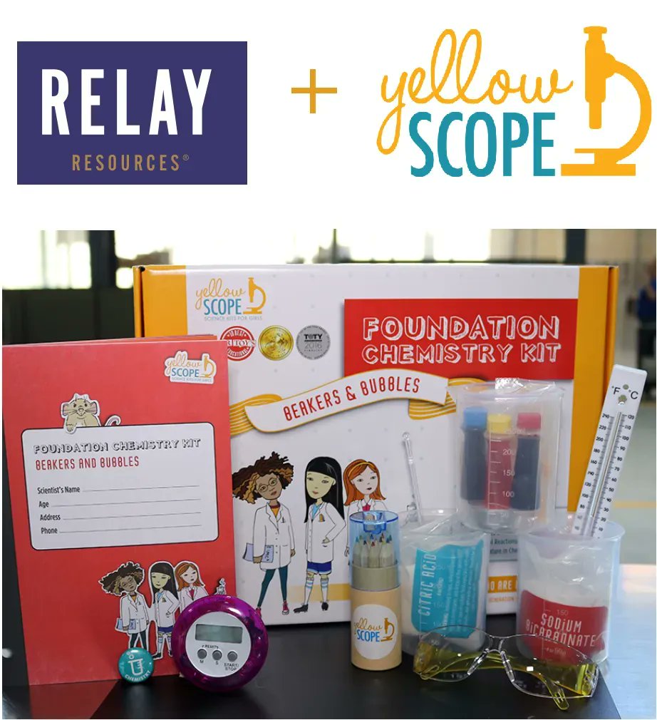 Check out this great Gift Guide from <a href="/RelayResources/">Relay Resources</a>! 
buff.ly/3nNiJRn

What <a href="/RelayResources/">Relay Resources</a> does for Yellow Scope: box assembly, kitting, storage and fulfillment. We sure appreciate them!

#girlsinstem #giftguide #giftideas #sciencekit #science