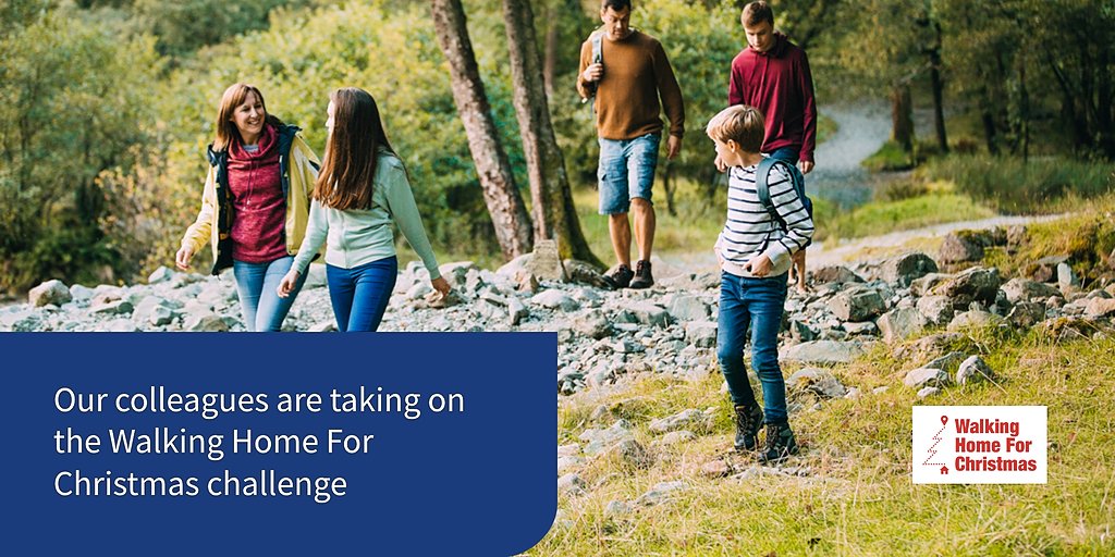This December, our #MilitaryInjury team will be #WalkingHomeForChristmas. Find out more about the challenge: bit.ly/3p7wda9
